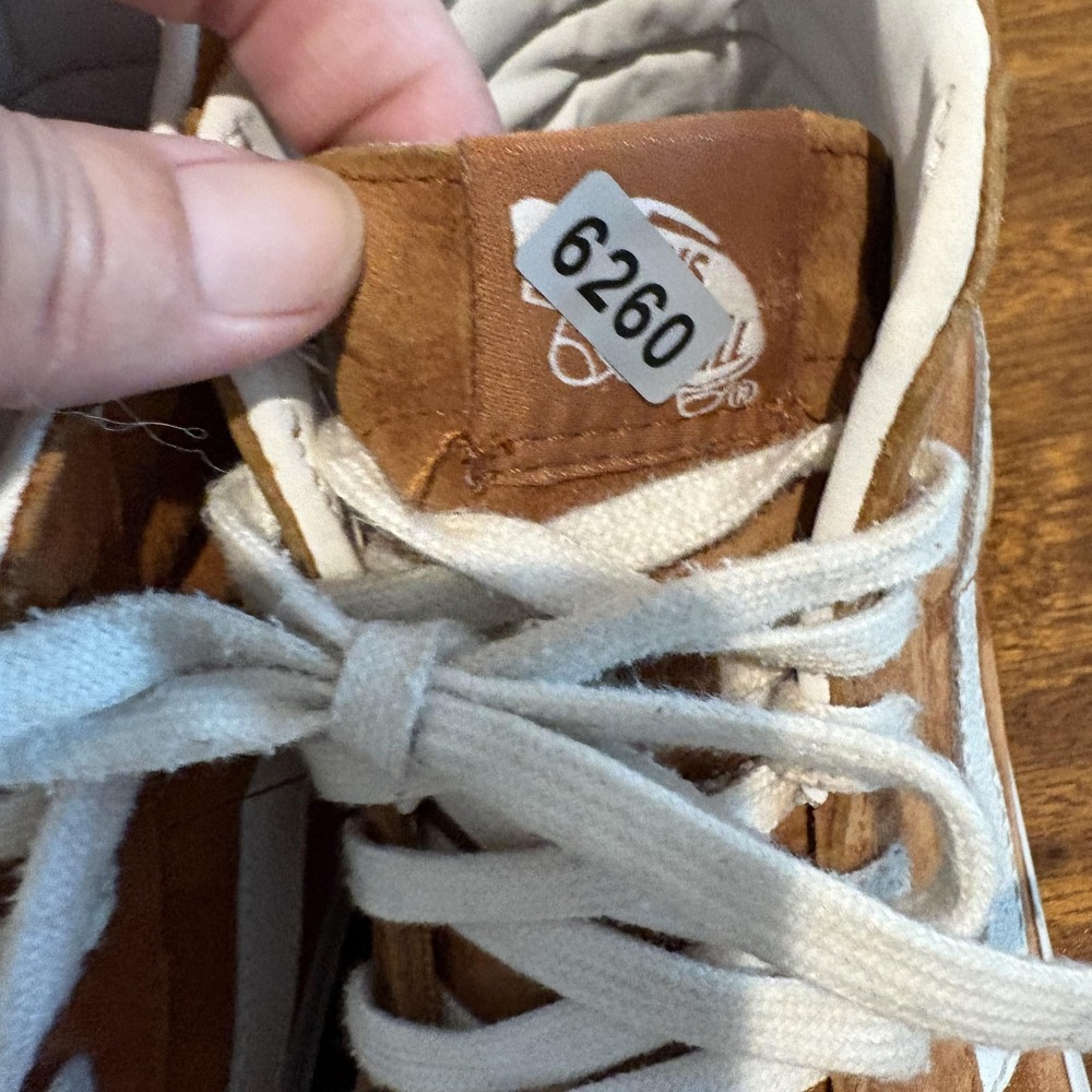 Vans Sk8-Hi Scotchgard Suede Sneakers Women 6 Camel Brown High Top Shoes Men 4.5 - Picture 11 of 11